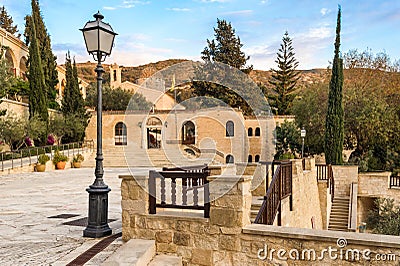 Saint Neophyte Monastery, Paphos, Cyprus Stock Photo