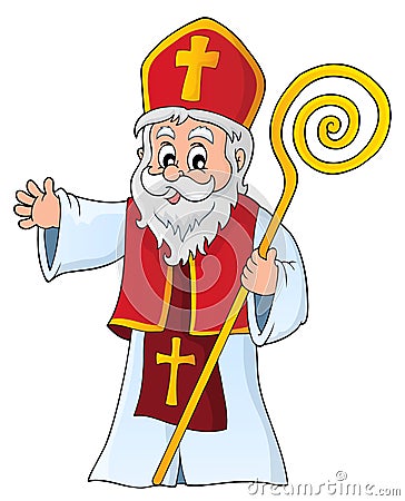 Saint Nicholas topic image 1 Vector Illustration