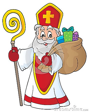 Saint Nicholas topic image 4 Vector Illustration