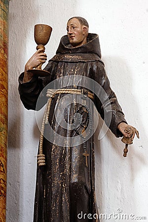 Saint Pascal of the Marches Editorial Stock Photo
