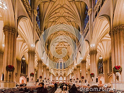 Saint Patrick Cathedral New York City Editorial Stock Photo