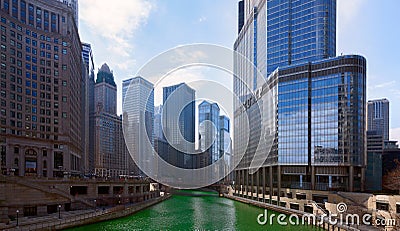Saint Patrick`s Day in Chicago City, Green River, Illinois, USA Editorial Stock Photo