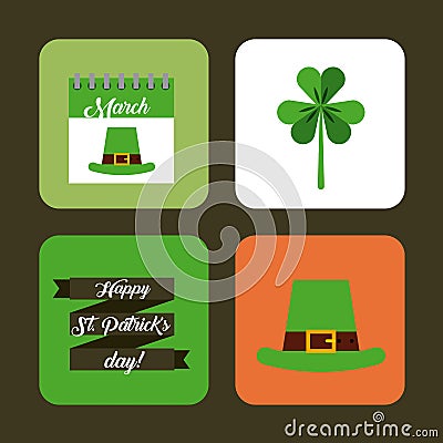 Saint Patrick's Day design Cartoon Illustration