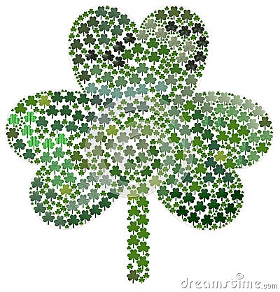 Saint Patrick's Day Shamrocks Stock Photo