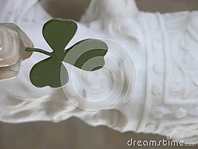 Saint Patrick statue Stock Photo