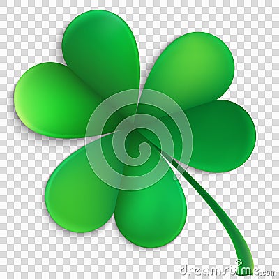 Saint Patricks day happy clover. EPS 10 vector Vector Illustration