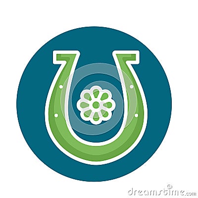 Saint patricks lucky sign Isolated Vector icon which can easily modify or edit Vector Illustration