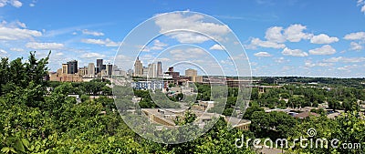 Saint Paul Skyline from the South Stock Photo