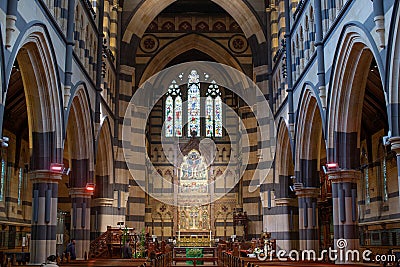 Saint Pauls Catholic Cathedral Melbourne Editorial Stock Photo