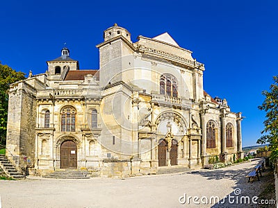 The Saint Peter church, in Tonnerre Stock Photo