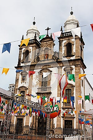 Saint Peter of Clerics Church Recife Brazil Stock Photo