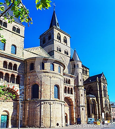 Saint Peter Roman Cathedral, Trier Stock Photo