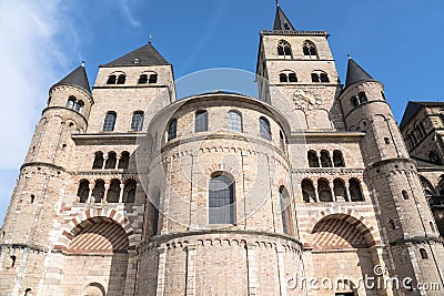 Saint Peter Roman Cathedral, Trier, Germany Stock Photo