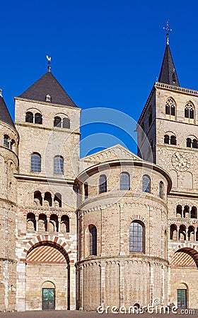 Saint Peter Roman Cathedral, Trier Stock Photo