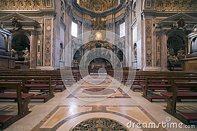 Saint Peters Basilica Altar Editorial Stock Photo
