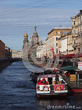 Saint Petersburg Cathedral Editorial Stock Photo