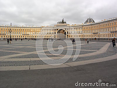 Saint-Petersburg. Palace square Stock Photo