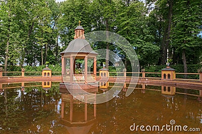 Menagerie pond Editorial Stock Photo