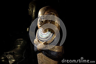 Egyptian statuette Editorial Stock Photo