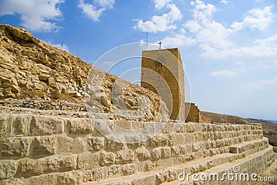 Saint Sabba Monastery (Mar Saba), Palestine Stock Photo