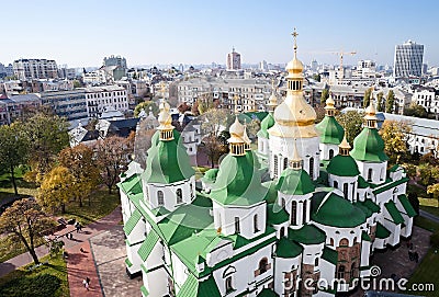 Saint Sophia Cathedral in Kiev Stock Photo