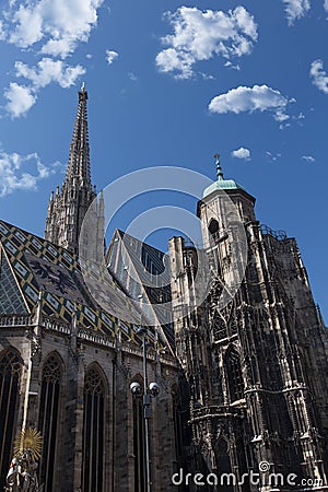 Saint Stephen Cathedral Vienna Stock Photo