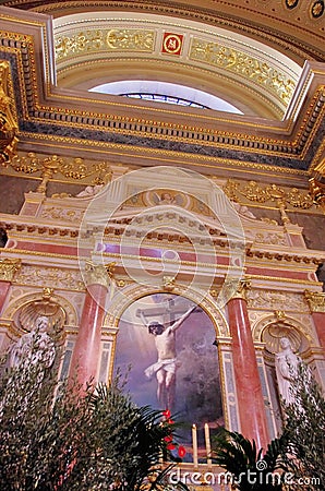 Saint Stephen s Basilica, Budapest, Hungary Stock Photo