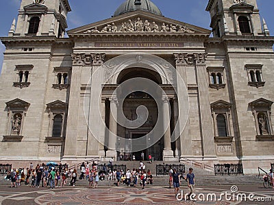 Budapest Saint Stephen Basilica 6 Editorial Stock Photo