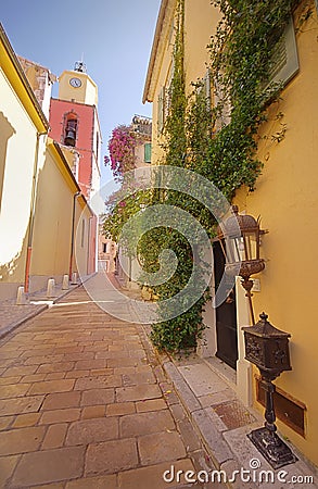 Saint Tropez street Stock Photo