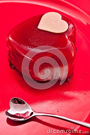 Heart cake Stock Photo