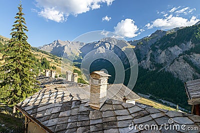 Saint-Veran High Alps France, 09/2016 Editorial Stock Photo