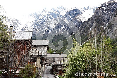 Idyllic little mountain village of Saint-VÃ©ran, France Editorial Stock Photo