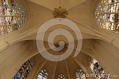 Sainte-Chapelle - Chateau de Vincennes Stock Photo