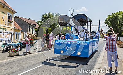 Krys Caravan - Tour de France 2015 Editorial Stock Photo