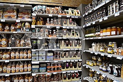 Sainte Marie de Re; France - october 25 2022 : supermarket Editorial Stock Photo