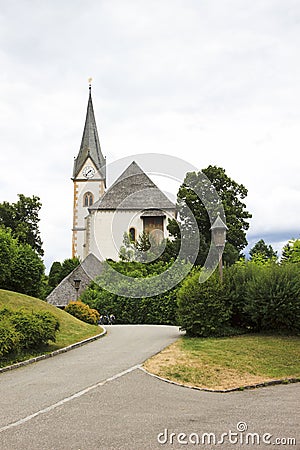 Saints Primus and Felician Church, Maria WÃ¶rth Stock Photo