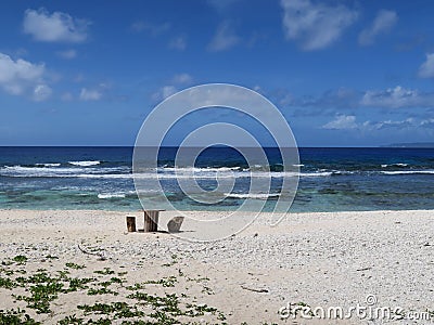 Saipan beach Stock Photo