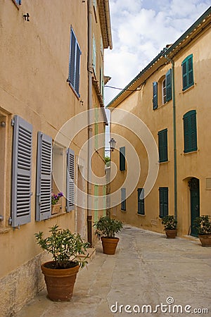 Sait Tropez street Stock Photo