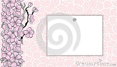 Sakura gradient Vector Illustration
