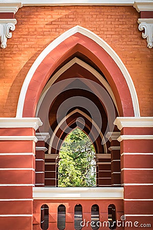 Sala Phra Wihan Daeng Stock Photo