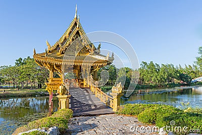 Sala Thai Pavilion Stock Photo