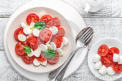 Salad caprese Stock Photo