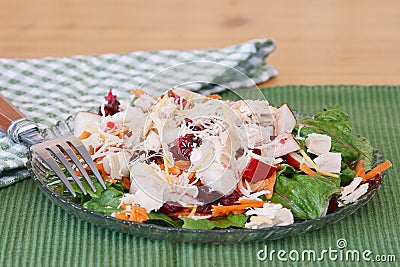 Salad on a plate Stock Photo