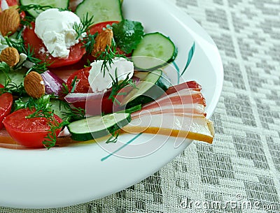 Salade Aveyronnaise Stock Photo