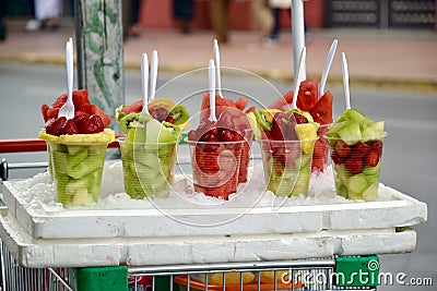 Salade de fruits Stock Photo