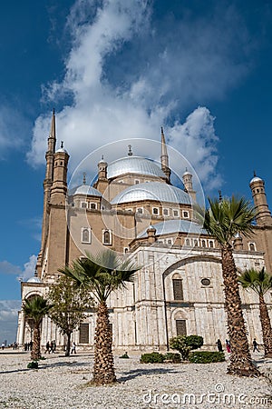Saladin Citadel Mosque Cairo Stock Photo