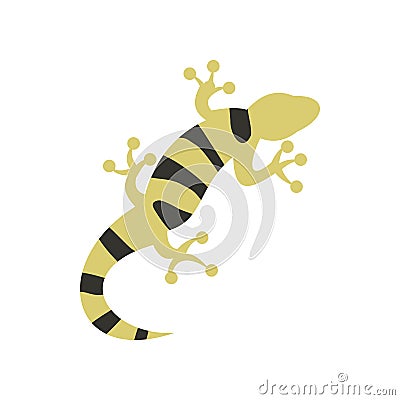 Salamander icon in flat style Vector Illustration