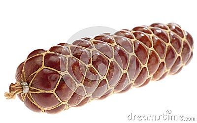 Salami, smoked sausage. Stock Photo