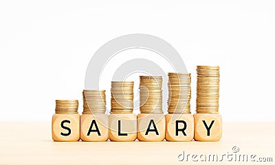 Salary raise concept Stock Photo