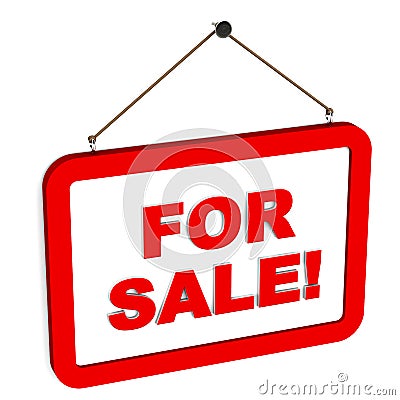 For sale Stock Photo